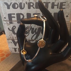 Silpada Sterling Silver & Brass Bracelet